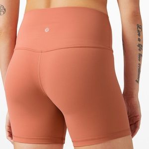 NWT lululemon Align Short 6" Rustic Coral Size 6